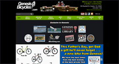 Desktop Screenshot of genesisbicycles.com